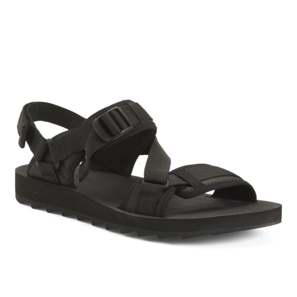 Merrell New Mens Size 10 and 12 Alpine Strap 1TRLs Outdoor Sandals Black - Picture 1 of 16